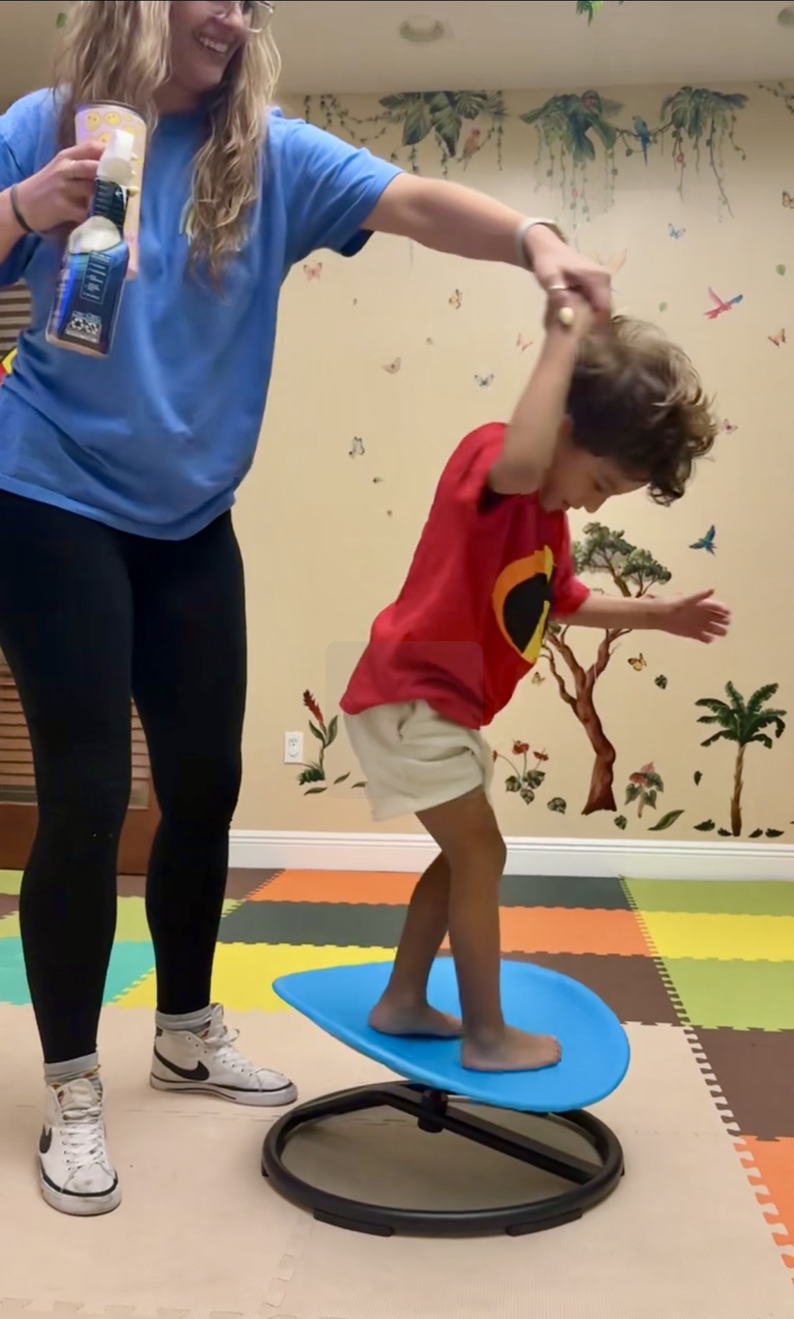 ABA therapist playain with child in Kendall, FL