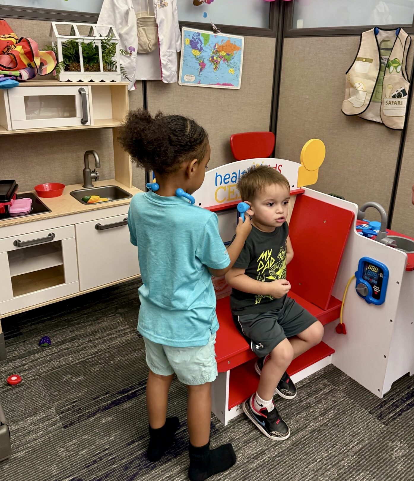 ABA therapist playain with child in Kendall, FL